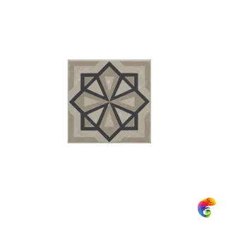 KMD3STA050GN Декор Касабланка серый светлый матовый 9,8x9,8x0,7