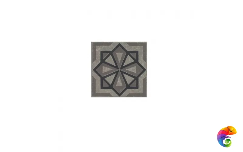 KMD3STA051GN Декор Касабланка серый матовый 9,8x9,8x0,7