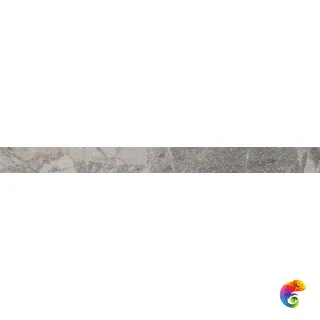 KMB2SPA004BR Бордюр Рабат Стоун серый матовый обрезной 30x2,5x1,9