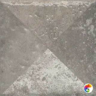 KMD3STA041GN Декор Спартель 4 серый матовый 9,8x9,8x0,7
