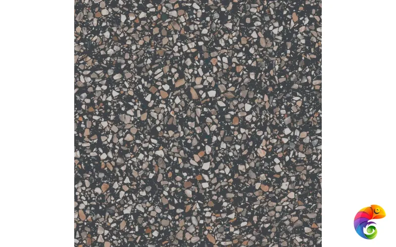 KM6060G0021R Бричиола чёрный матовый обрезной 60x60x0,9