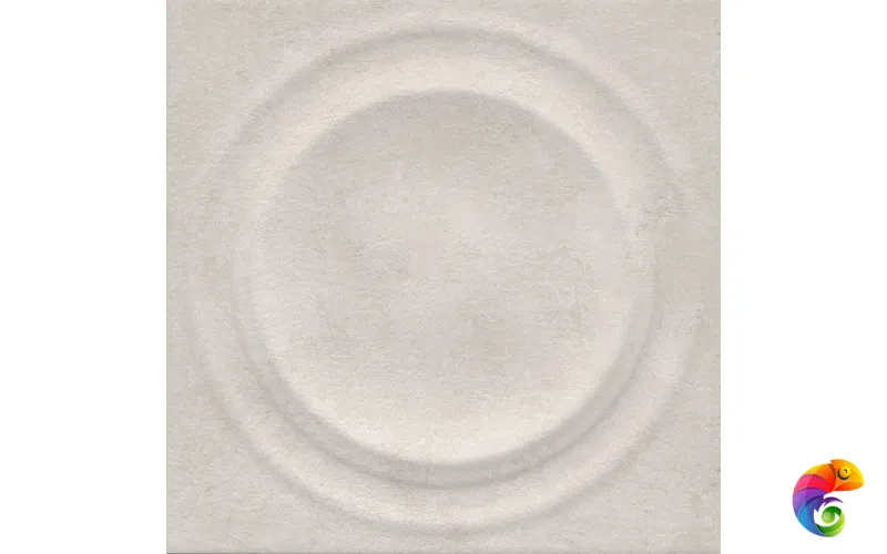 KMD2OBE001BR Декор Арль бежевый светлый матовый структура обрезной 20x20x0,95