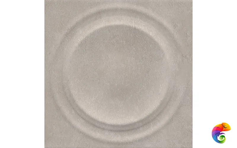 KMD2OBE002BR Декор Арль серый матовый структура обрезной 20x20x0,95