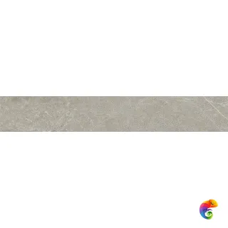 KM6060G0501RBT6 Плинтус Эстерель серый светлый матовый обрезной 60x9,5x0,9