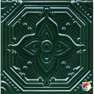 SSA003 Декор Салинас зеленый 15х15