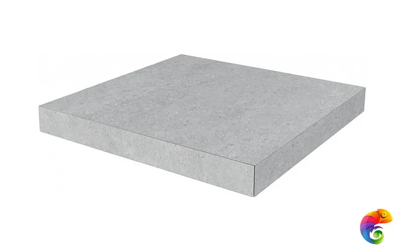 DL500720R/GCA Ступень угловая клееная Фондамента пепельный светлый 33x33x0,9