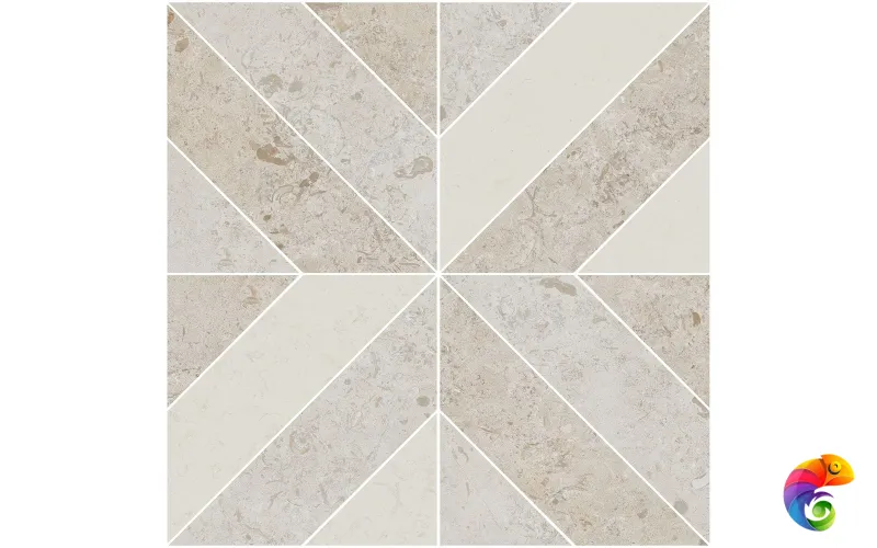 ID125T Декор Про Лаймстоун бежевый матовый 60x60x0,9