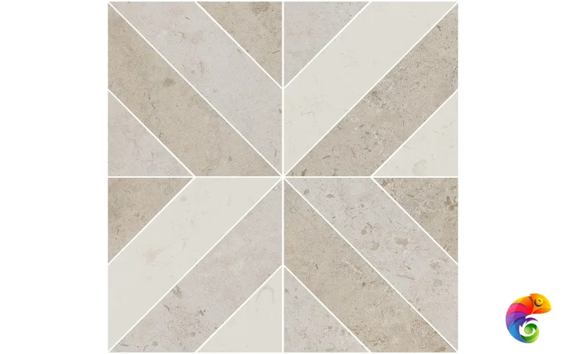 ID125T Декор Про Лаймстоун бежевый матовый 60x60x0,9