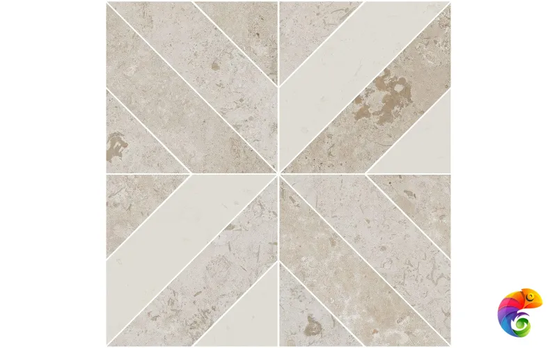 ID125T Декор Про Лаймстоун бежевый матовый 60x60x0,9