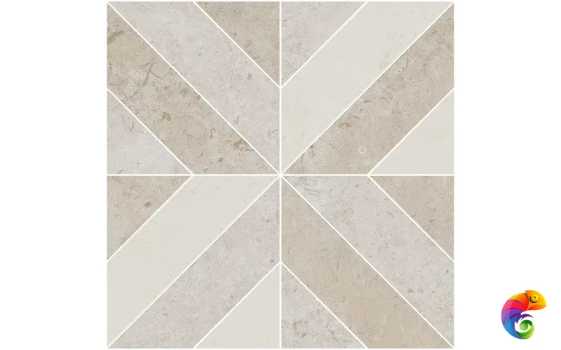 ID125T Декор Про Лаймстоун бежевый матовый 60x60x0,9