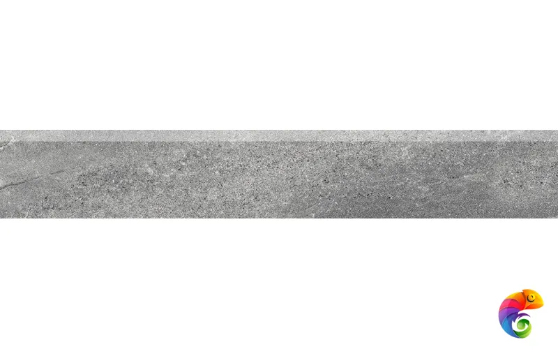 DD602320R/6BT Плинтус Про Матрикс серый темный обрезной 60x9,5x0,9