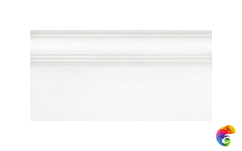 FME032R Плинтус Беллони белый матовый обрезной 20x40x1,6