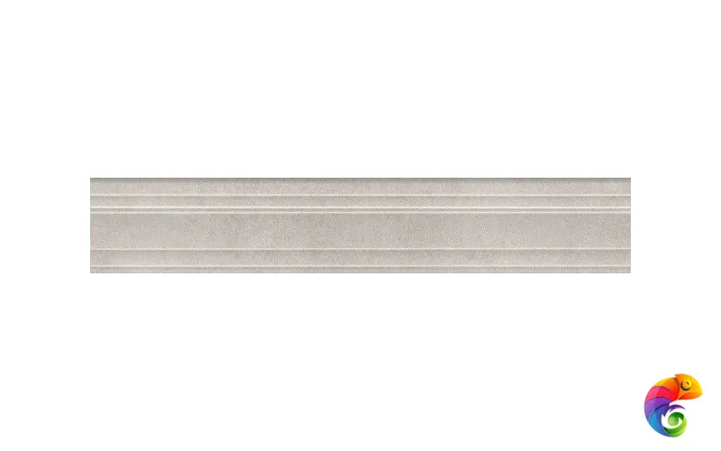 BLF015R Бордюр Багет Догана бежевый светлый матовый обрезной 40x7,3x2,7