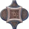 KMP3STA011M6X Панно Арабески Марокко 2 (из 6 частей 6,5x6,5) 10x25x6,9