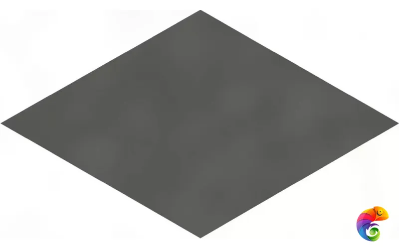 KMD2SRB004BN Декор Риад серый тёмный глянцевый 13,5x7,8x0,9