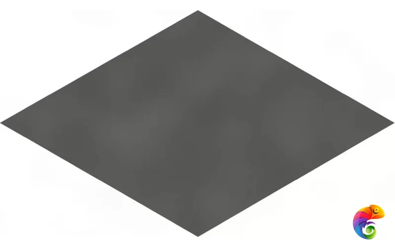 KMD2SRB004BN Декор Риад серый тёмный глянцевый 13,5x7,8x0,9