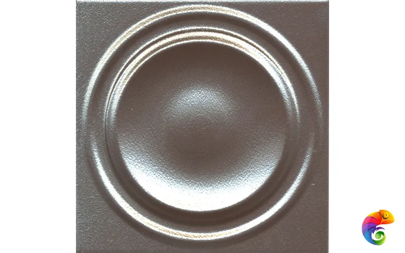 KMD2OBE003BR Декор Арль металл глянцевый структура обрезной 20x20x0,95