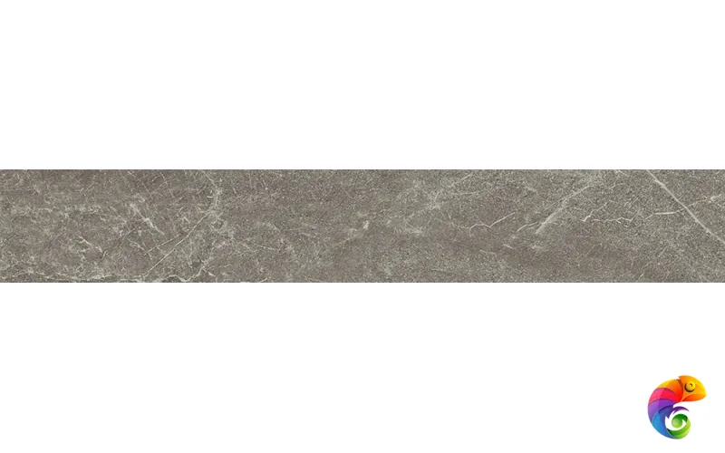 KM6060G0511RBT6 Плинтус Эстерель серый матовый обрезной 60x9,5x0,9