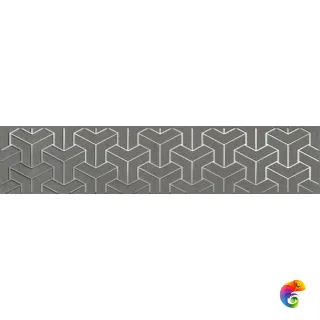 AD/C569/6399 Бордюр Ломбардиа серый темный 25x5,4x8