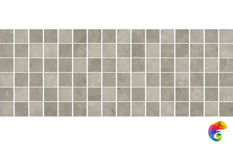 MM15150 Декор Монсанту мозаичный серый светлый глянцевый 15х40 15x40x6,9