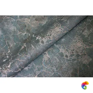 KM5705 Обои виниловые Мармарос, мотив, зеленый  (1, Т B)