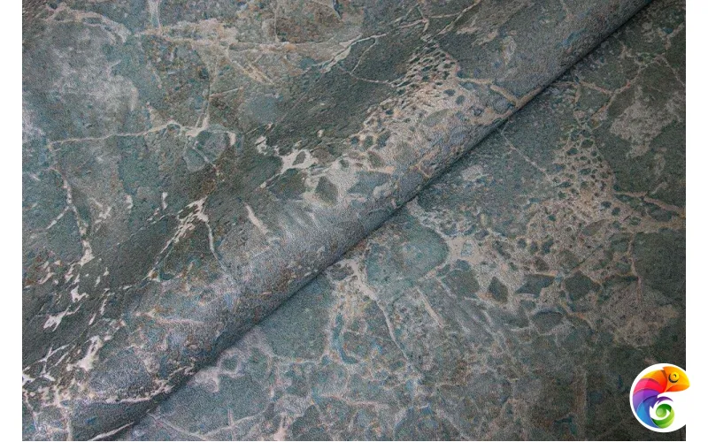 KM5705 Обои виниловые Мармарос, мотив, зеленый  (1, Т B)