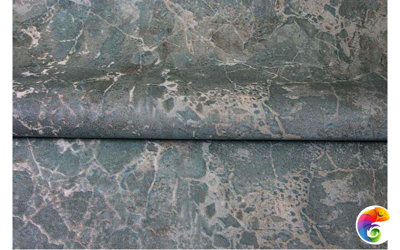 KM5705 Обои виниловые Мармарос, мотив, зеленый  (1, Т B)