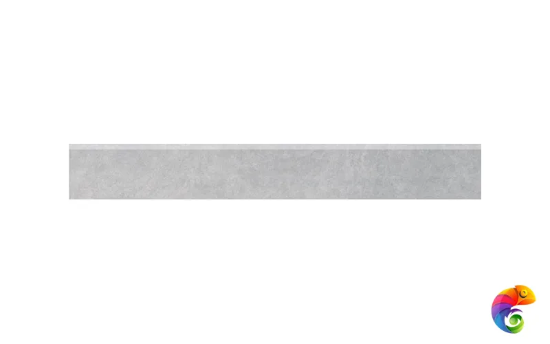 SG614820R/6BT Плинтус Королевская дорога серый светлый обрезной 60х9,5