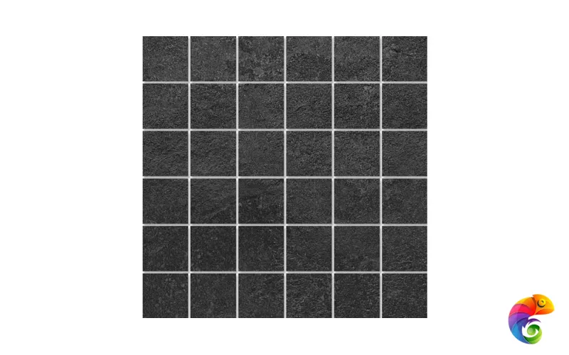 DD200720/MM Декор Про Стоун черный мозаичный  30x30x0,9