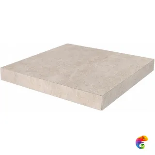 DL500420R/GCA Ступень угловая клееная Роверелла бежевый 33x33x0,9