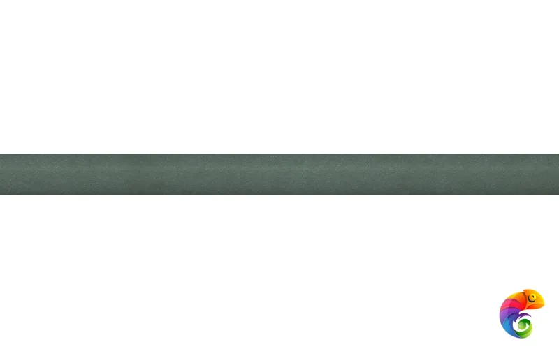 SPA068R Бордюр Чементо зелёный матовый обрезной 30x2,5x1,9