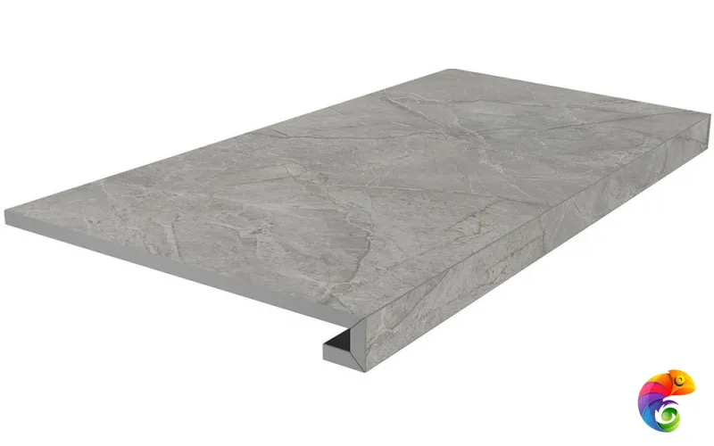 SG850490R/GCF Ступень клееная Риальто дымчатый матовый 33x80x0,9