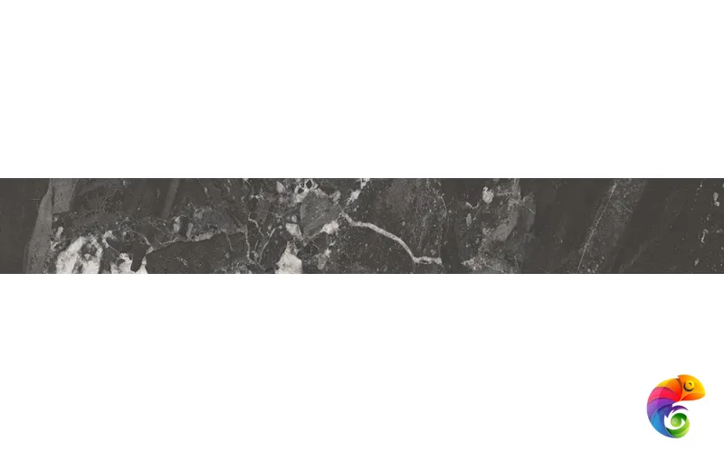 SG850790R/6 Подступенок Риальто чёрный матовый обрезной 80x10,7x0,9