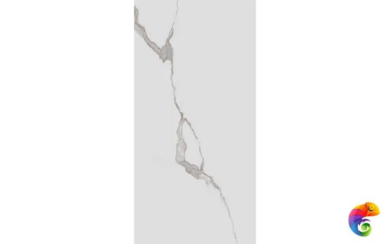 48011R Монте Тиберио белый глянцевый обрезной 40x80x1