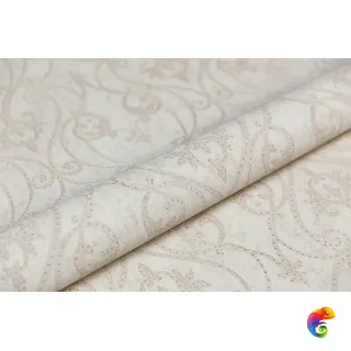 KM8103 Обои виниловые Дамаск мотив, бежевый 1,06х10 (1, Т A) прямая стыковка