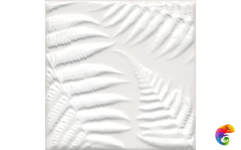 KMD2SFD001BN Декор Агдаль 3 белый матовый структура 15x15x0,9