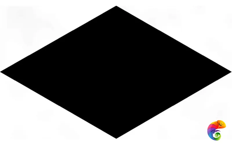 KMD2SRB005BN Декор Риад чёрный глянцевый 13,5x7,8x0,9