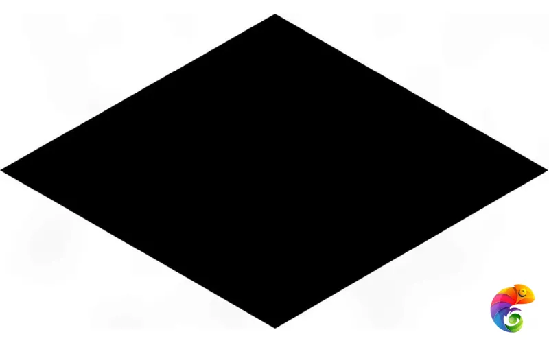 KMD2SRB005BN Декор Риад чёрный глянцевый 13,5x7,8x0,9