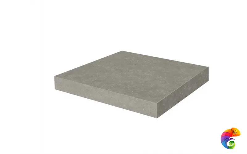 KM6012G0171RGCA Ступень угловая клееная Касабланка HP серый матовый обрезной 33x33x0,9