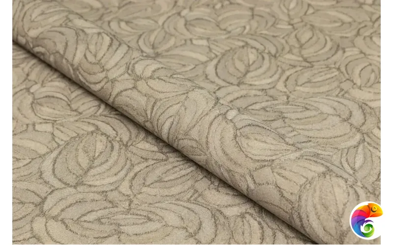 KM8615 Обои виниловые Мираж,  база универсальная,коричневый, листья (1, Т A) смещённая стыковка