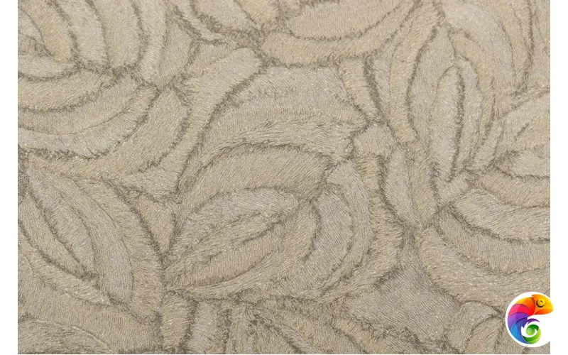 KM8615 Обои виниловые Мираж,  база универсальная,коричневый, листья (1, Т A) смещённая стыковка