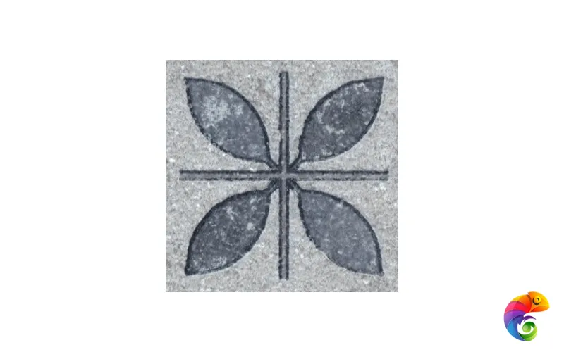 ST09/SG9118 Аллея серый вставка 3,5х3,5