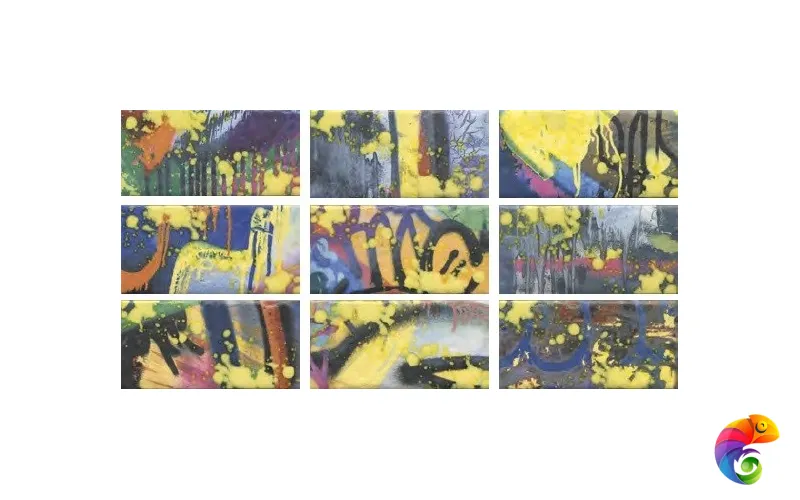 OS/A58/9x/19060 Панно Граффити 89,1x20x8