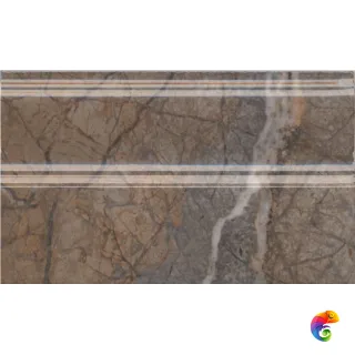 FMB023R Плинтус Театро коричневый обрезной 25x15x15