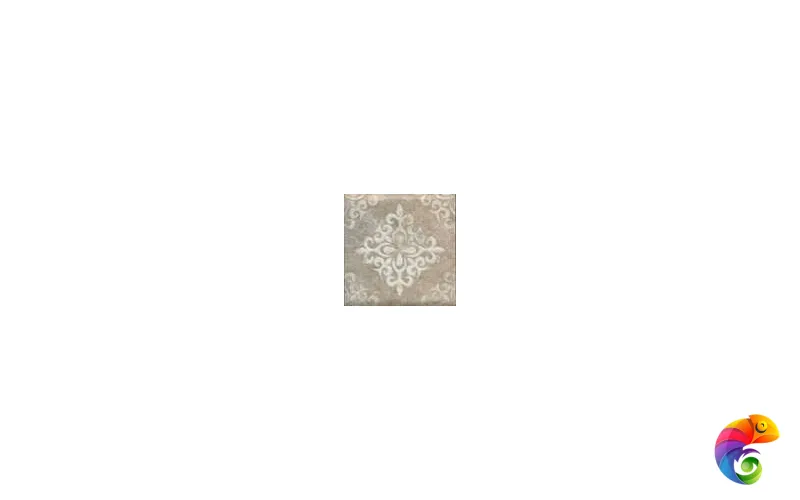 OS\B127\1327 Декор Брюссель 2 матовый 9,8x9,8x0,7