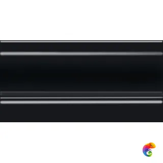 FMD034 Плинтус Альвао черный матовый 20x10 20x10x13