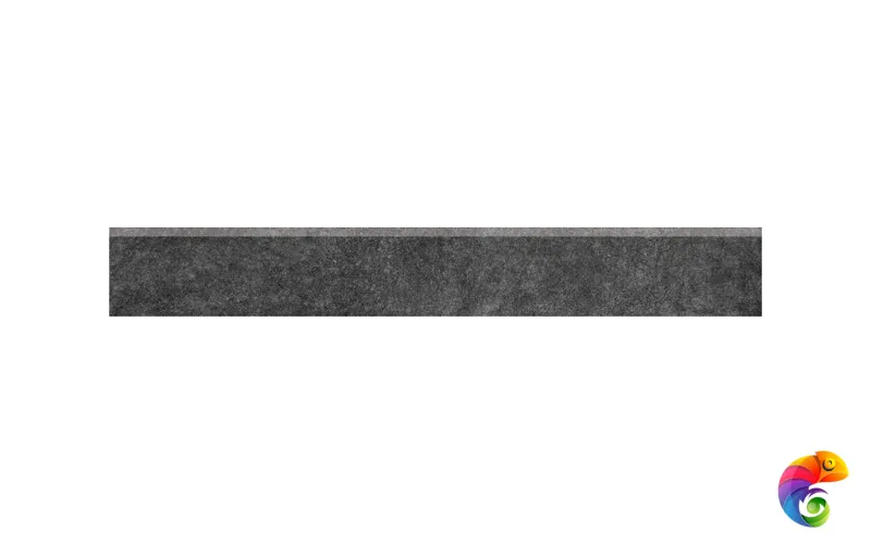 SG615020R/6BT Плинтус Королевская дорога черный обрезной 60х9,5