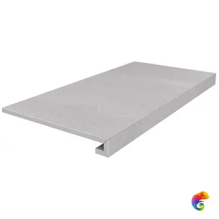 DD602020R/GCF Ступень клееная Про Матрикс серый светлый обрезной 33x60x0,9