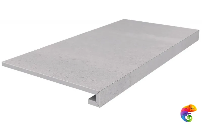 DD602020R/GCF Ступень клееная Про Матрикс серый светлый обрезной 33x60x0,9