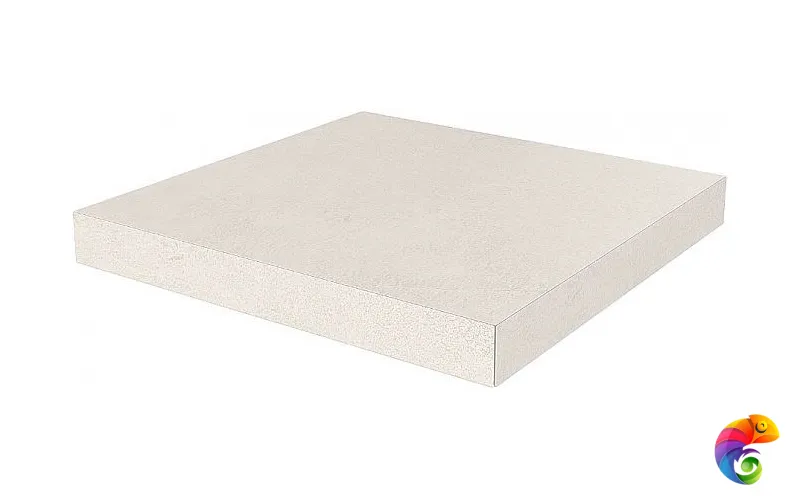 DD600020R/GCA Ступень угловая клееная Про Стоун светлый бежевый  33x33x0,9